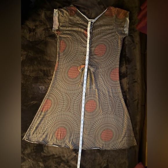 Boho Chic Cotton Knit Dress - Picture 6 of 7